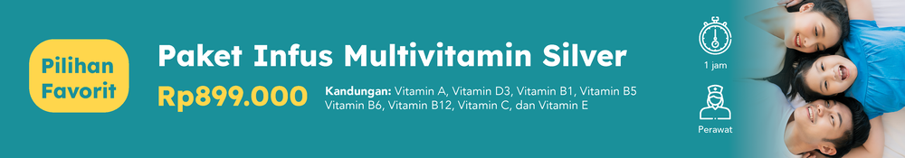 rekomendasi paket infus multivitamin kavacare, infus di rumah