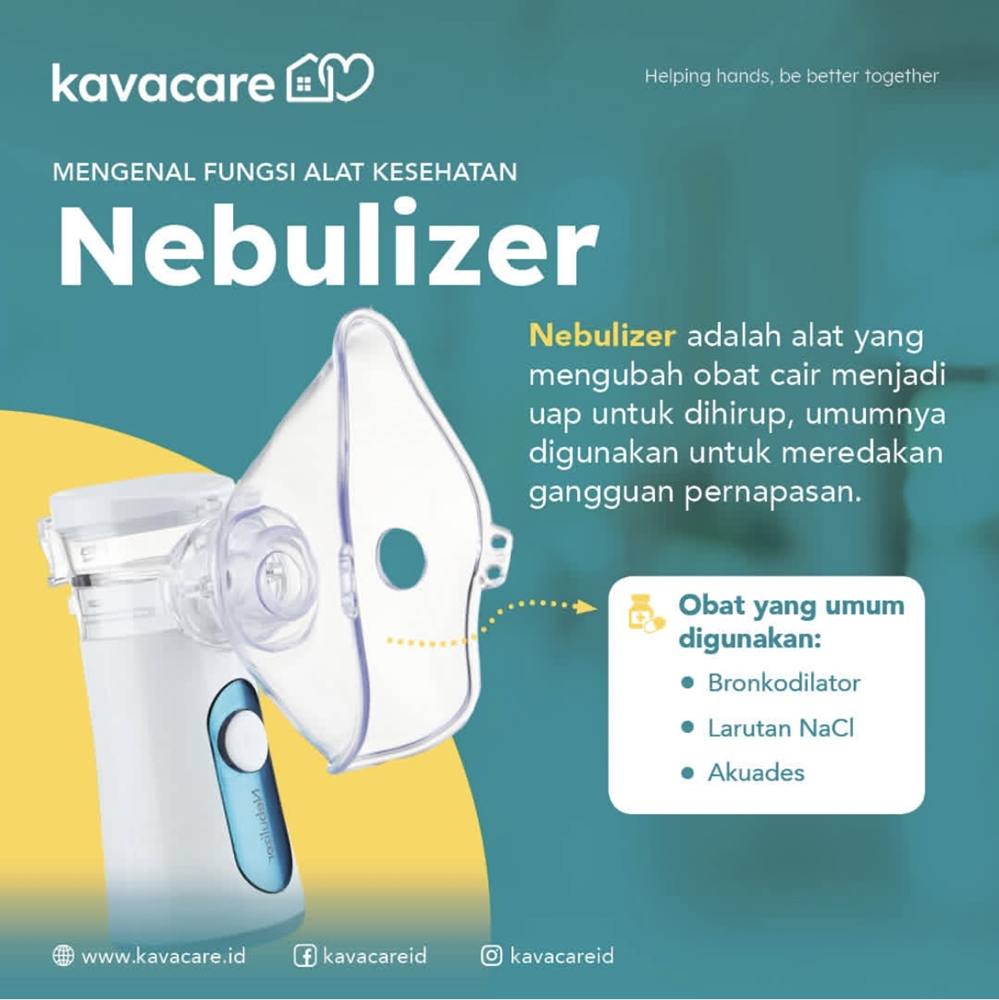 5 Alat Kesehatan yang Wajib Dimiliki di Rumah 13 nebulizer