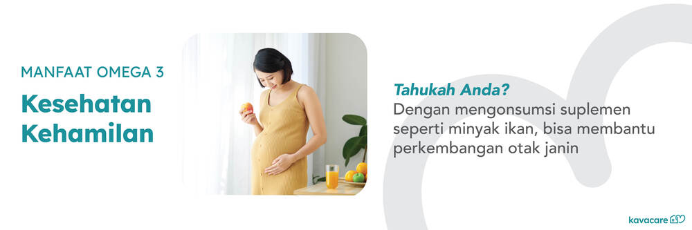 manfaat omega 3 bagi kehamilan, kavacare, infografis