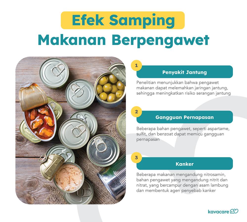 Amankah Mengonsumsi Makanan Berpengawet? 8 efek samping makanan berpengawet