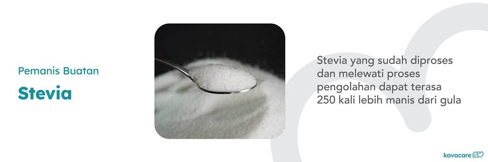 6 Jenis Pemanis Buatan dan Fakta Dibaliknya 8 pemanis buatan, stevia