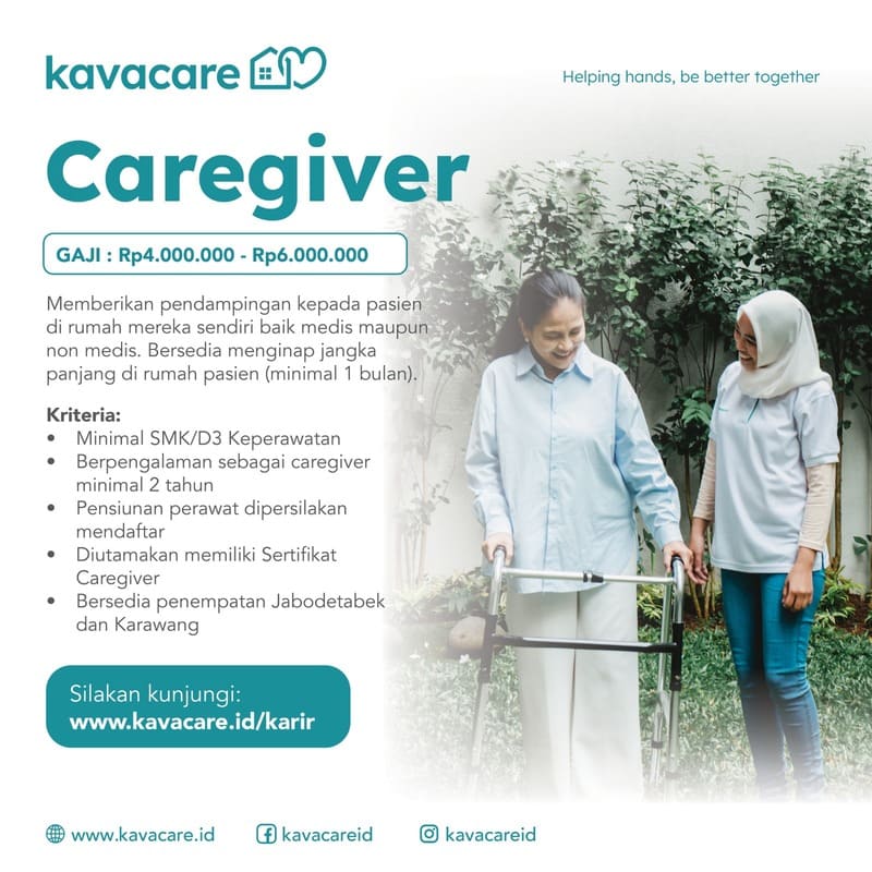 Karir 8 Karir, Caregiver Kavacare