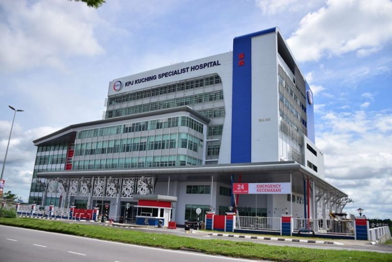 KPJ Kuching Specialist Hospital, rumah sakit di Kuching, berobat ke Kuching